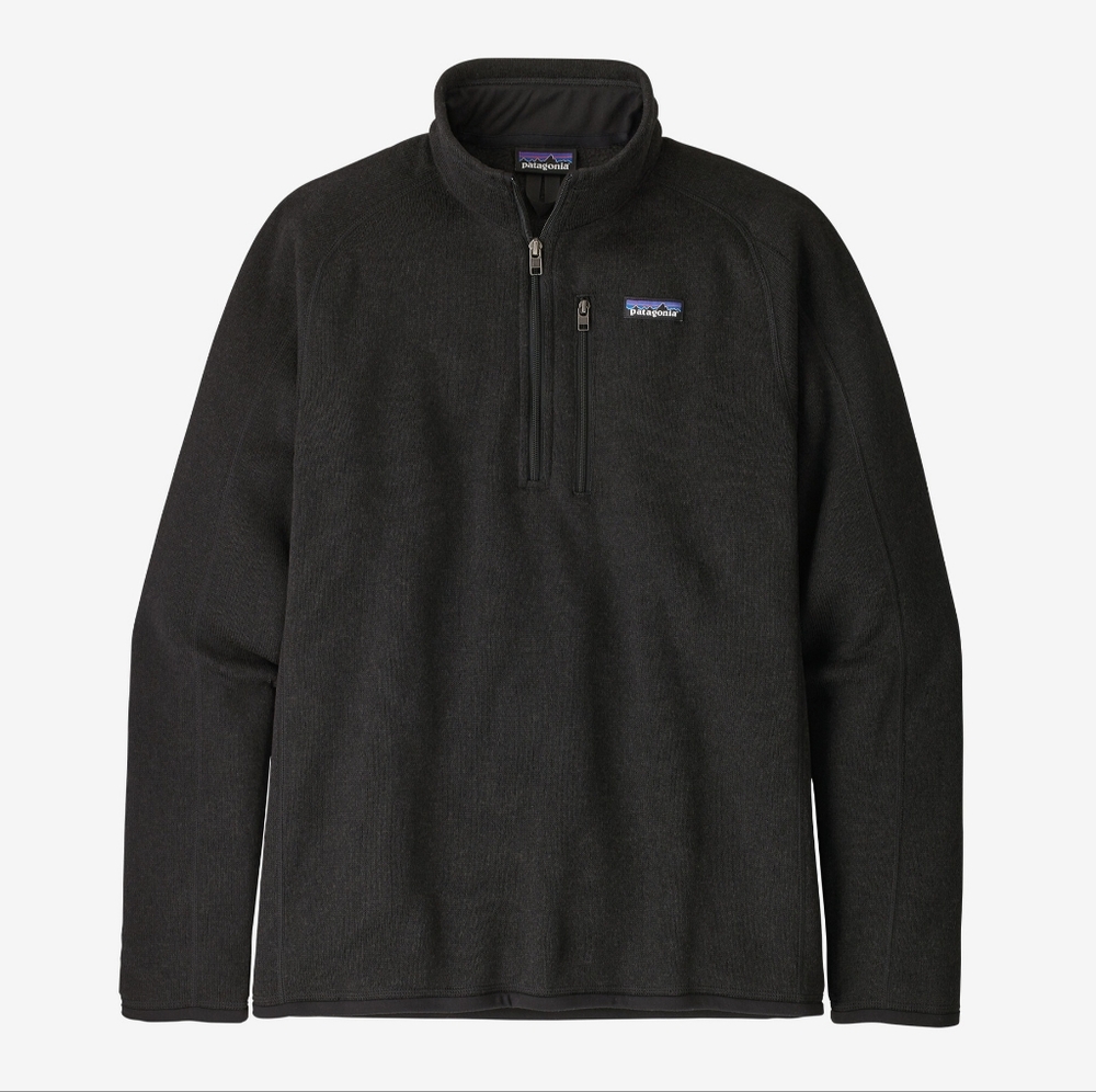 Patagonia Black Better Sweater 1/4-Zip Fleece